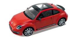 Volkswagen  - New Beetle 2012 red - 1:18 - Welly - 18042r - welly18042r | The Diecast Company