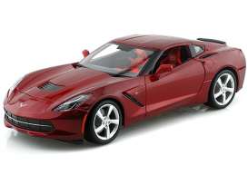 Chevrolet  - Corvette Stingray 2014 red - 1:18 - Maisto - 31182r - mai31182r | The Diecast Company