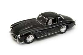 Mercedes Benz  - 300 SL 1955 black - 1:34 - Welly - 43656bk - welly43656bk | The Diecast Company