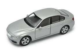 BMW  - 335i silver - 1:34 - Welly - 43659s - welly43659s | The Diecast Company