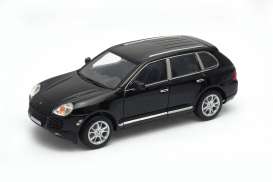 Porsche  - Cayenne turbo 2002 black - 1:24 - Welly - 22431bk - welly22431bk | The Diecast Company