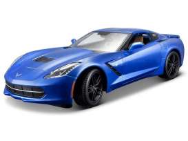 Chevrolet  - Corvette 2014 blue - 1:18 - Maisto - 31677b - mai31677b | The Diecast Company