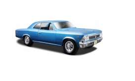 Chevrolet  - 1966 blue - 1:24 - Maisto - 31960b - mai31960b | The Diecast Company