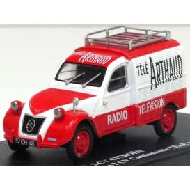 Citroen  - red/white - 1:43 - Magazine Models - AP2cvArthaud - magAP2cvArthaud | The Diecast Company