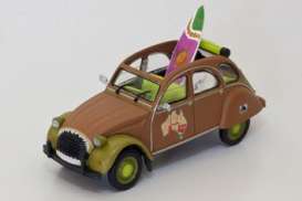 Citroen  - 2CV  brown - 1:43 - Magazine Models - AP2cvSurf - magAP2cvSurf | The Diecast Company