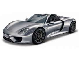 Porsche  - 2014 silver - 1:24 - Bburago - 21076s - bura21076s | The Diecast Company