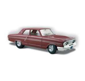 Ford  - 1964 maroon - 1:24 - Maisto - 31957mn - mai31957mn | The Diecast Company