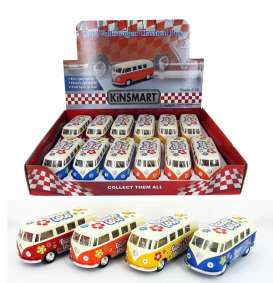 Volkswagen  - T1 Classic Bus 1962 various - 1:32 - Kinsmart - 5377D - KT5377DF | The Diecast Company