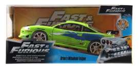 Mitsubishi  - Eclipse F&F 1995 green - 1:24 - Jada Toys - 253203007 - jada253203007 | The Diecast Company