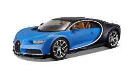 Bugatti  - 2016 blue/dark blue - 1:18 - Bburago - 11040b - bura11040b | The Diecast Company
