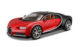 Bugatti  - 2016 red/black - 1:18 - Bburago - 11040r - bura11040r | The Diecast Company