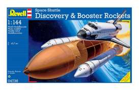 Space Shuttle  - Discovery + Booster Rockets  - 1:144 - Revell - Germany - 04736 - revell04736 | The Diecast Company