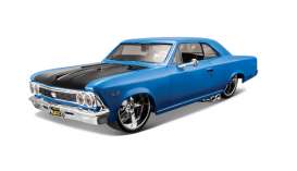 Chevrolet  - 1966 blue/black - 1:24 - Maisto - 31333 - mai31333 | The Diecast Company