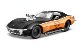 Chevrolet Corvette - 1970 black/orange - 1:24 - Maisto - 32193 - mai32193 | The Diecast Company