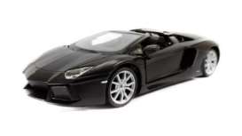 Lamborghini  - Aventador LP 700-4 Roadster 2012 black - 1:24 - Maisto - 31504blk - mai31504bk | The Diecast Company