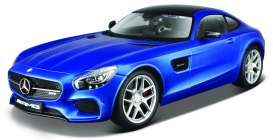 Mercedes Benz  - 2015 blue metallic - 1:18 - Maisto - 38131b - mai38131b | The Diecast Company