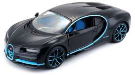 Bugatti  - 2018 black/blue - 1:24 - Maisto - 31514bk - mai31514bk | The Diecast Company