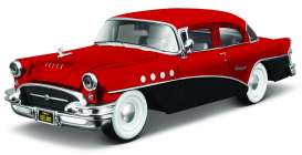 Buick  - Century 1955 red/black - 1:24 - Maisto - 39307rbk - mai39307rbk | The Diecast Company