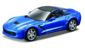 Chevrolet  - 2014 blue - 1:64 - Bburago - 59037b - bura59037b | The Diecast Company