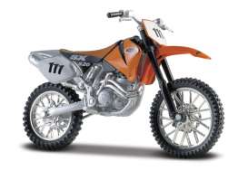 KTM  - 520 SX silver/orange - 1:18 - Maisto - 354s - mai354s | The Diecast Company