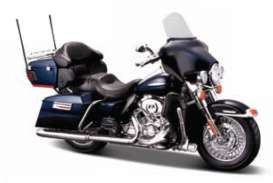 Harley Davidson  - 2013 blue metallic - 1:18 - Maisto - 14076B - mai14076B | The Diecast Company