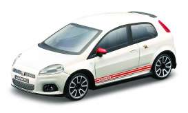 Fiat  - 2014 white - 1:43 - Bburago - 30198W - bura30198W | The Diecast Company