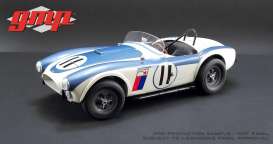 Shelby  - Cobra 289 Competition CSX2011 1963 white/blue - 1:12 - GMP - 12803 - gmp12803 | The Diecast Company