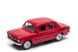 Fiat  - 125P red - 1:60 - Welly - 52380r - welly52380r | The Diecast Company