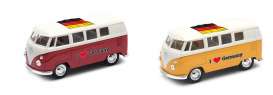 Volkswagen  - T1 Bus 1962 various - 1:34 - Welly - 49764GE - welly49764GE | The Diecast Company