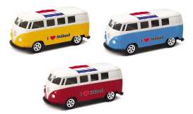 Volkswagen  - T1 Bus 1962 various - 1:64 - Welly - 52221HOL - welly52221HOL | The Diecast Company