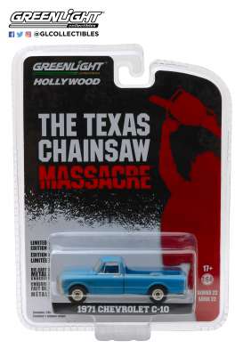 Chevrolet  - C10 1974 green-blue - 1:64 - GreenLight - 44820B - gl44820B | The Diecast Company