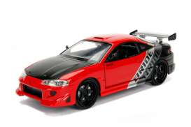 Mitsubishi  - Eclipse 1995 red/black/silver - 1:24 - Jada Toys - 99103r - jada99103r | The Diecast Company