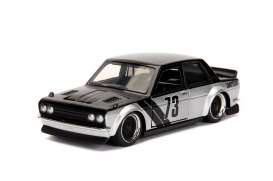 Datsun  - 510 1973 black/silver - 1:32 - Jada Toys - 98572bk - jada98572bk | The Diecast Company