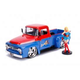 Ford  - F-100 *Supergirl* 1952 red/blue - 1:24 - Jada Toys - 30454 - jada253255008 | The Diecast Company