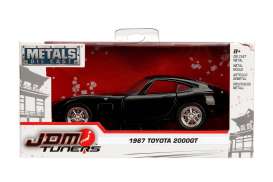 Toyota  - 2000 GT 1967 glossy black - 1:32 - Jada Toys - 99576 - jada99576bk | The Diecast Company