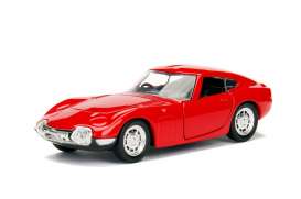Toyota  - 2000 GT 1967 glossy red - 1:32 - Jada Toys - 30374 - jada30374r | The Diecast Company