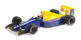 Tyrrell  - Ford 018 1989 blue/yellow - 1:18 - Minichamps - 110891104 - mc110891104 | The Diecast Company