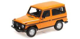 Mercedes Benz  - G-Model Short 1980 orange - 1:18 - Minichamps - 155038000 - mc155038000 | The Diecast Company