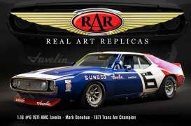 AMC  - Javelin #6 Mark Donahue 1971 red/white/blue - 1:18 - Acme Diecast - rar18005 - acmeRAR18005 | The Diecast Company