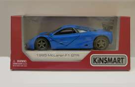 McLaren  - F1 GTR 1995 blue - 1:36 - Kinsmart - 5411D - KT5411Wb | The Diecast Company