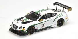 Bentley  - 2015 white/green - 1:43 - Almost Real - ALM430304 - ALM430304 | The Diecast Company