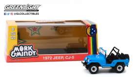 Jeep  - CJ-5 1972 blue - 1:43 - GreenLight - 86570 - gl86570 | The Diecast Company