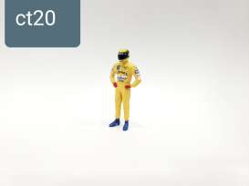 Figures diorama - Ayton Senna 1987 yellow - 1:43 - Cartrix - CT020 - CT020 | The Diecast Company