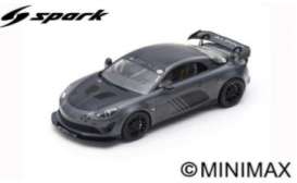 Alpine  - GT4  2018 grey - 1:18 - Spark - 18s509 - spa18s509 | The Diecast Company