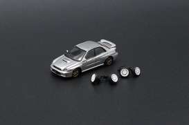 Subaru  - Impreza WRX 2001 silver - 1:64 - BM Creations - 64B0080 - BM64B0080rhd | The Diecast Company