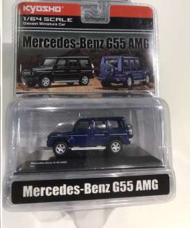 Mercedes Benz  - AMG G55 blue - 1:64 - Kyosho - 07021G9B - kyo7021G8B | The Diecast Company