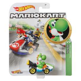 Mario Kart  - Yoshi Standard Kart 2021  - 1:64 - Hotwheels - GLP38 - hwmvGLP38 | The Diecast Company