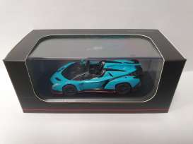 Lamborghini  - Veneno Roadster blue - 1:64 - Kyosho - 7040A4 - kyo7040A4 | The Diecast Company
