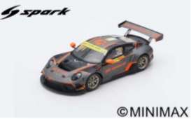 Porsche  - 911 GT3 2019 grey/black/orange - 1:64 - Spark - Y172 - spaY172 | The Diecast Company