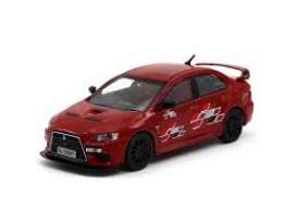 Mitsubishi  - Evo X red - 1:64 - Tarmac - T64-004-RER - TC-T64-004RER | The Diecast Company